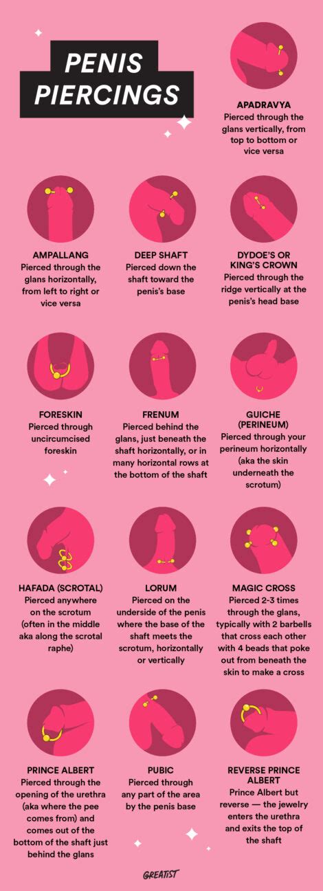 Penis Piercing: 13 Types, Sexual Benefits, Pain, Aftercare, and。